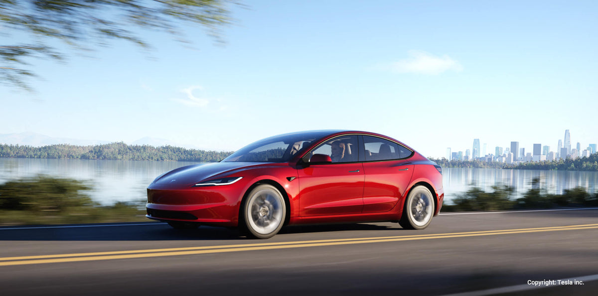 Allwetter-Fußmatten für Tesla 2024 Model 3 Highland