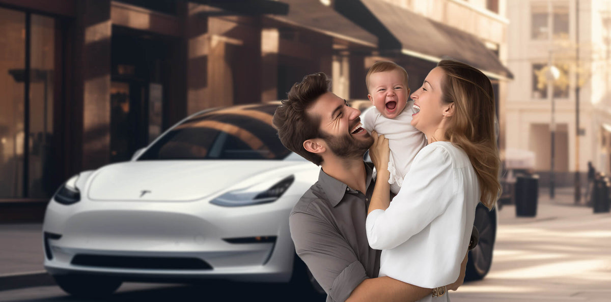 Wichtiges Tesla Zubehör für Familien mit Kindern – Tesla Ausstatter