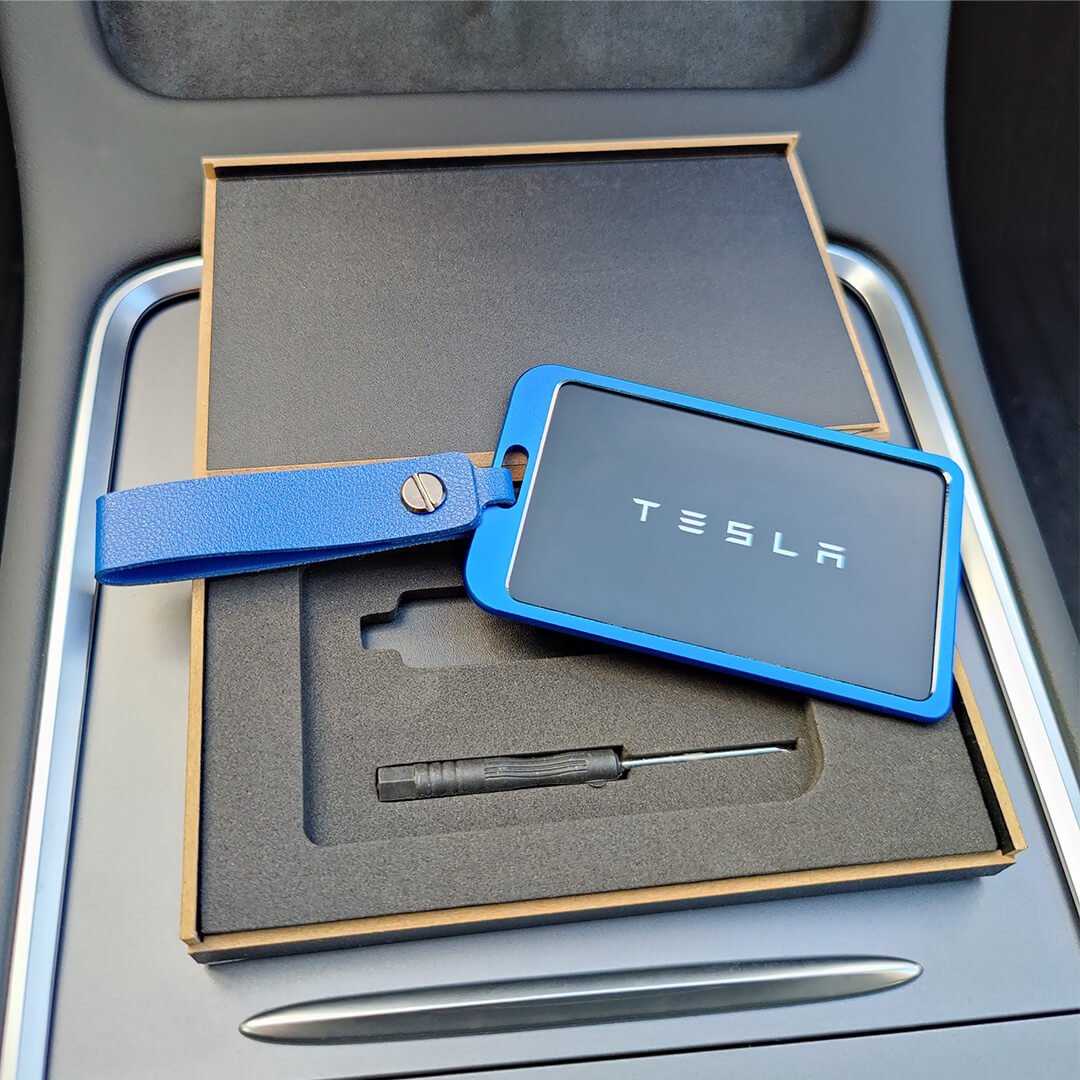 otuiaim [2 ×] Schlüsselkarten Position Begrenzer kompatibel mit Tesla Model  3 / Model Y Karte-Schlüssel, Rutschfester Schlüsselkartenpositionierer