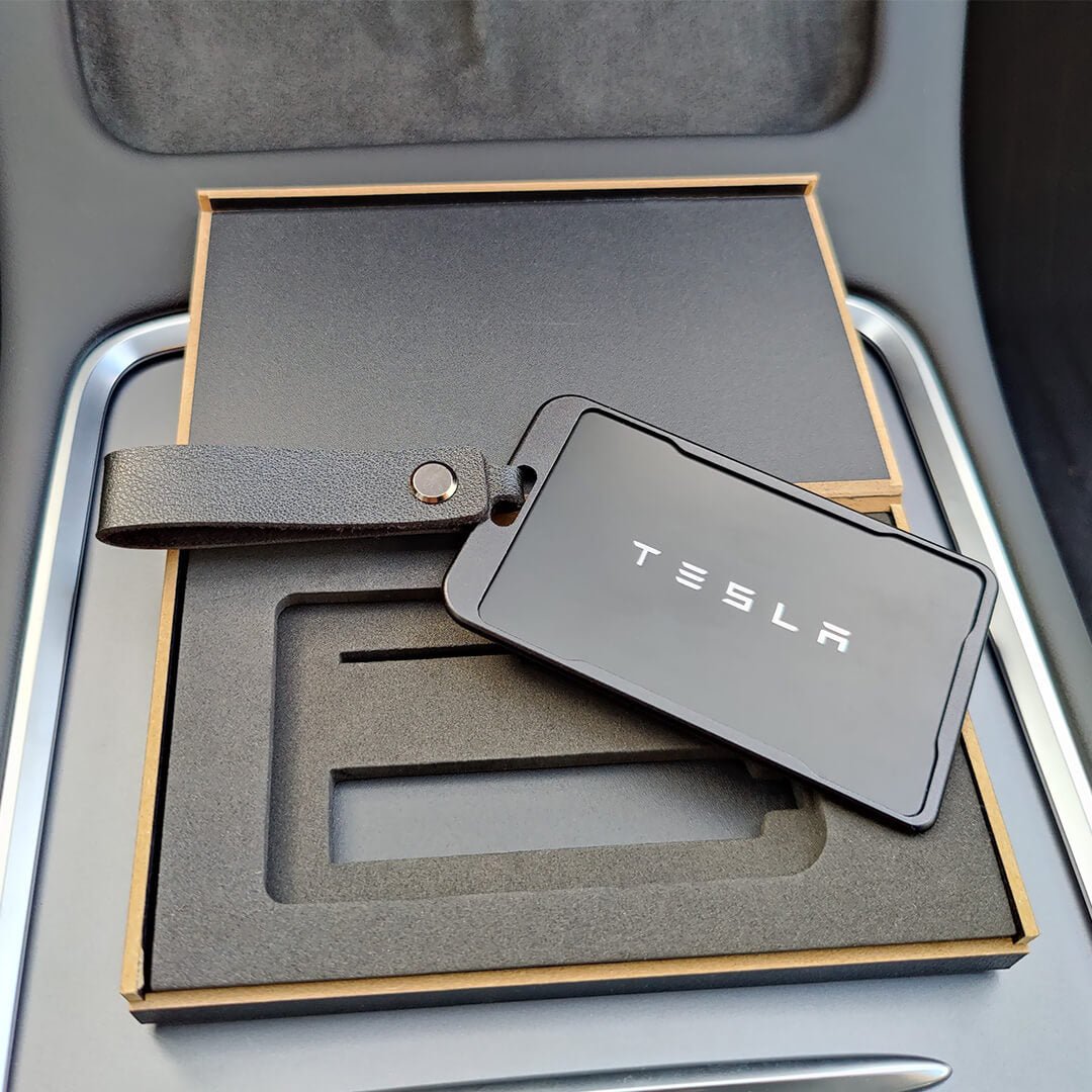 Exquisite kompatible Zinklegierung Karte Schlüsseletui Tesla Model