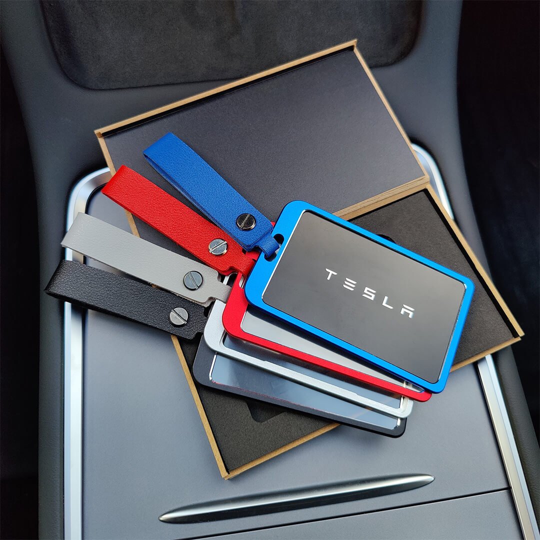 Nachhaltiges Kartenetui für die Tesla Schlüsselkarte