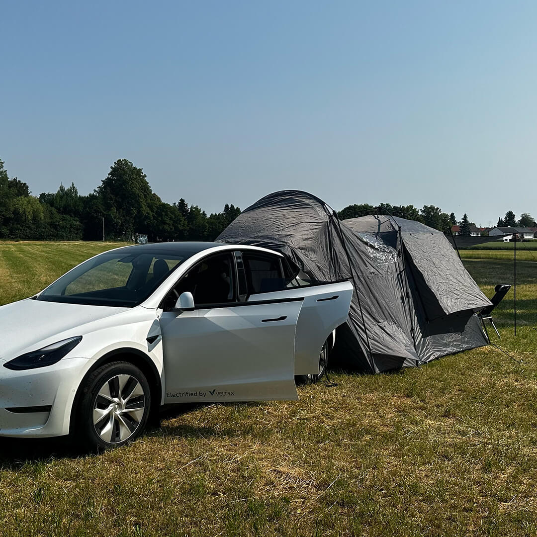 grundausstattung camping zelt Tesla Model Y Camping Zelt "TEMORIES" – Tesla Ausstatter