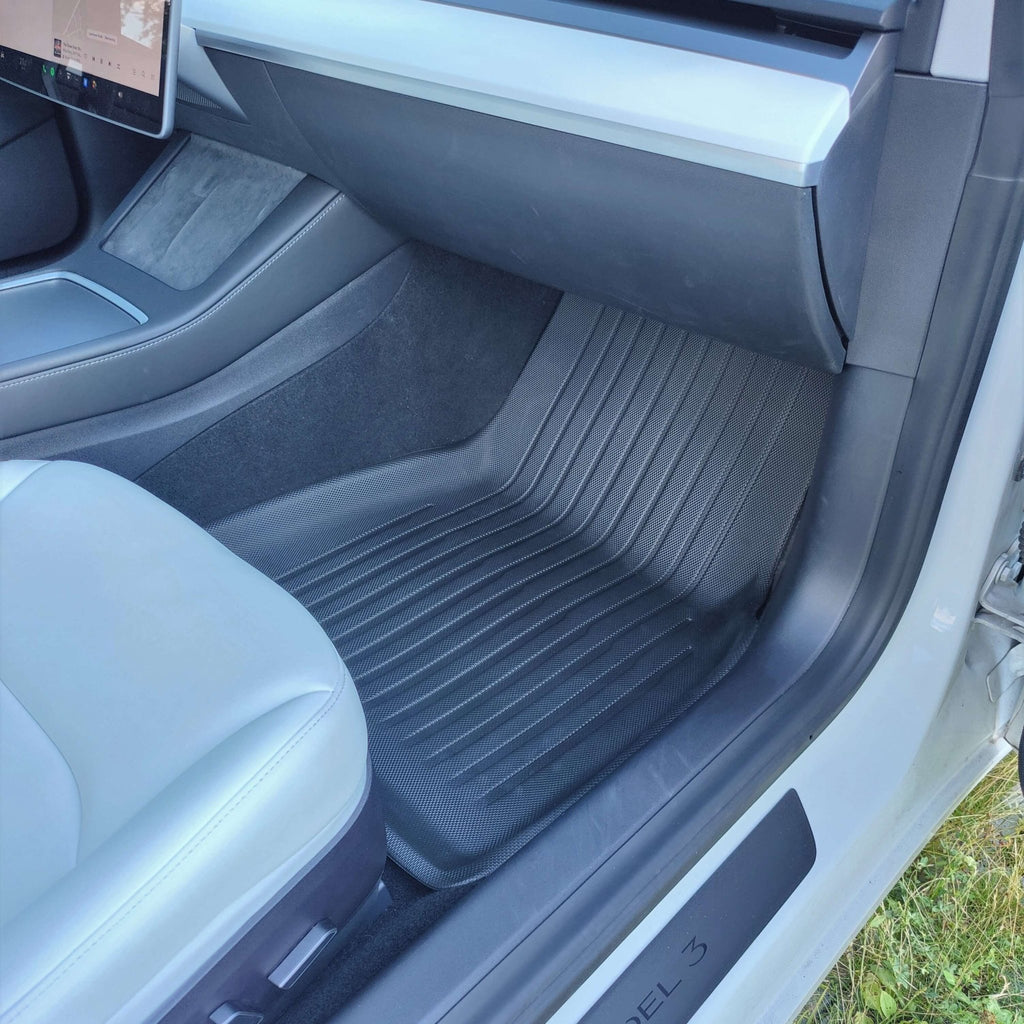 Tesla Model 3: Allwetter-Fußmatten für den Innenraum (Premium Recycelbar  Rub - Torque Alliance