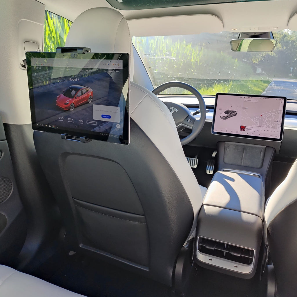 Tesla Models Y & 3 - Rücksitz iPad/Tablet/Handy Halter Adapter
